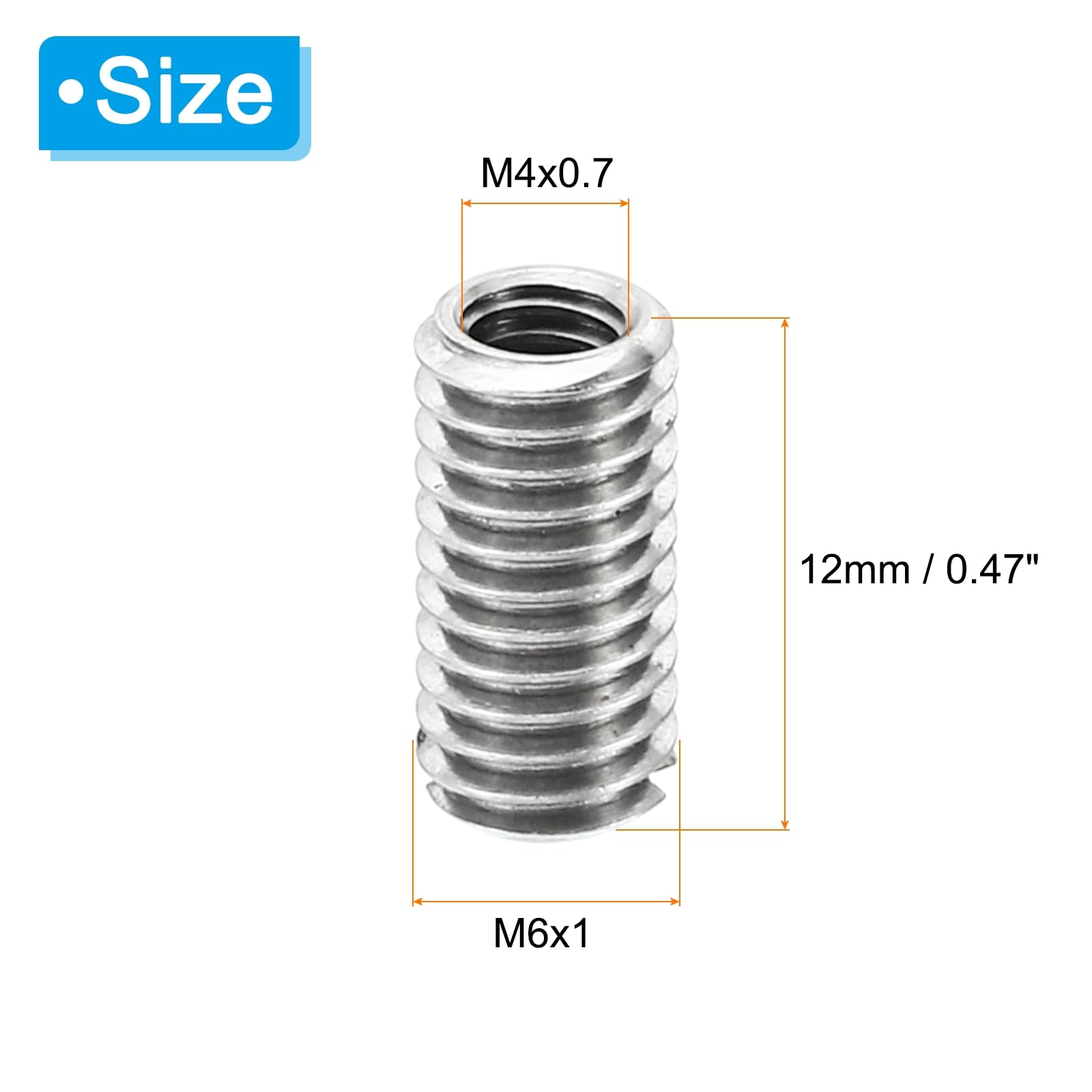 PATIKIL Thread Adapters Sleeve Reducing Nut - Image 2