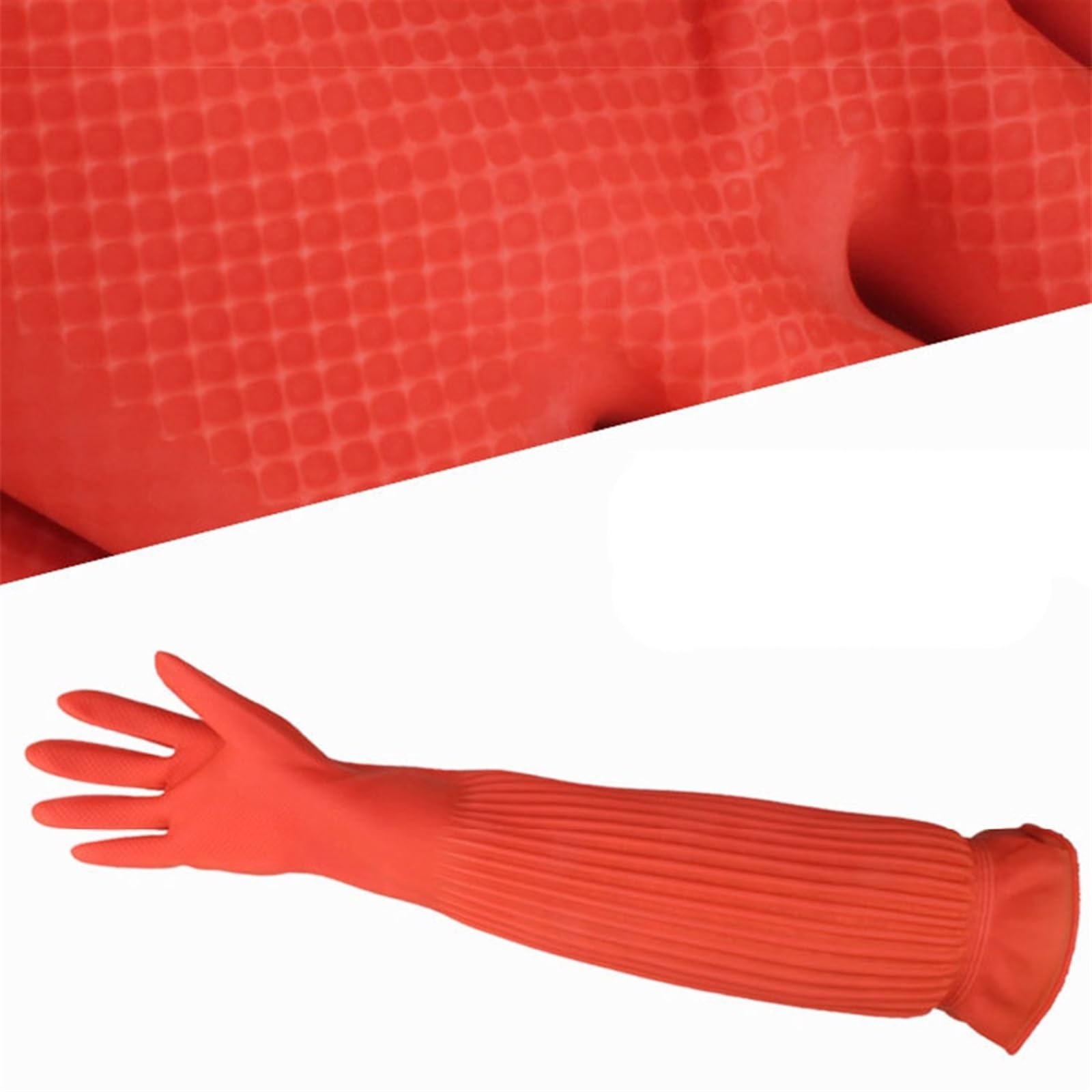 Guanti per le pulizie, Guanti lunghi 45/56 cm, guanti for acquario(56cm)