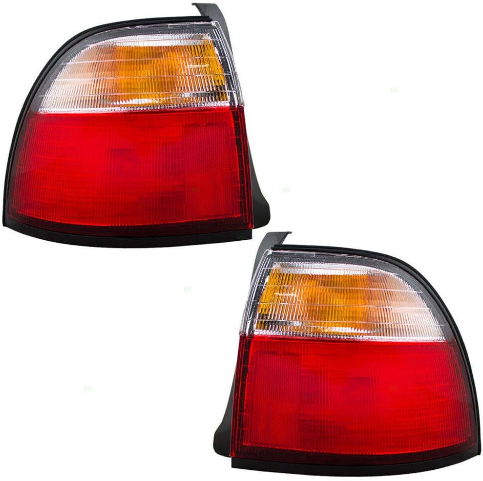 For 1996 1997 Honda Accord Rear Tail Light Passenger Side Assembly Unit HO2801119 2dr For Coupe/4dr For Sedan; body mounted-replaces 33501-SV4-A03