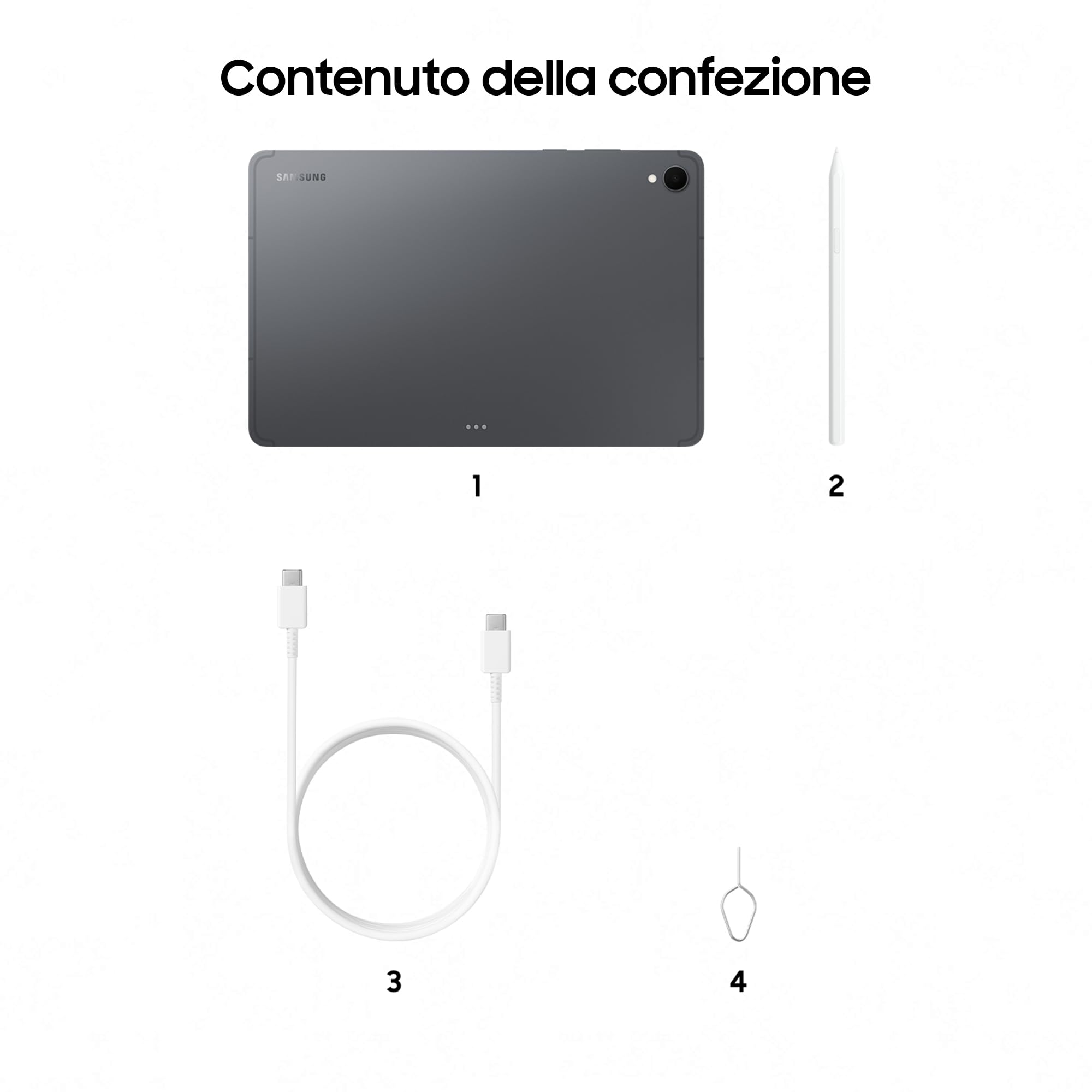 Samsung Galaxy Tab S11, 3 anni di garanzia, Tablet AI, WiFi, Design Leggero, Strumenti AI Multimodali, DeX, RAM 12GB, 128 GB, Batteria a Lunga Durata, Gray [Versione Italiana]