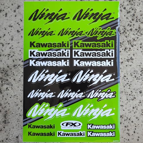Decals Stickers Graphics Compatible with Kawasaki Ninja 250 300 500 ZX6 ZX6R ZX7 ZX7R ZX9 ZX9R ZX10 ZX10R ZX11 ZX12 ZX12R ZX14 ZX14R