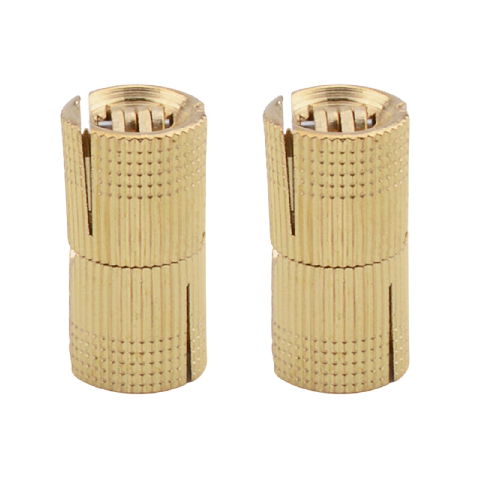 Mekalero 2 Pieces Cylindrical Cabinet Concealed Door Hinge Furniture Brass Concealed Hinge Door Hardware For Small Closet Cupboard Invisible Hardware