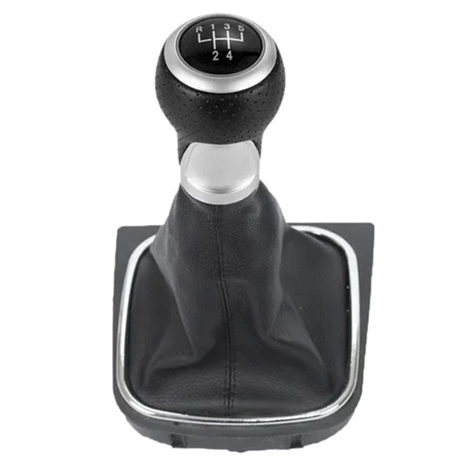 XZCVTYW for Golf 5 MK5 Rabbit Jetta 2004-2009 for Golf 6 Jetta MK6 2010-2014 5 6 Speed Car Gear Knob Car Gear Shift Knob Head(Black Line 5 Speed)