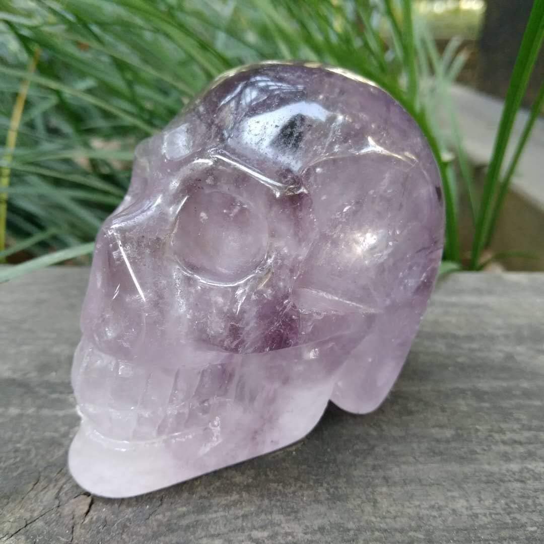 アメジスト スカル ストーン ストーンズ クリスタル ウィッカ クリスタル アイランド ピエール ナチュレル エ クリストー ホーム