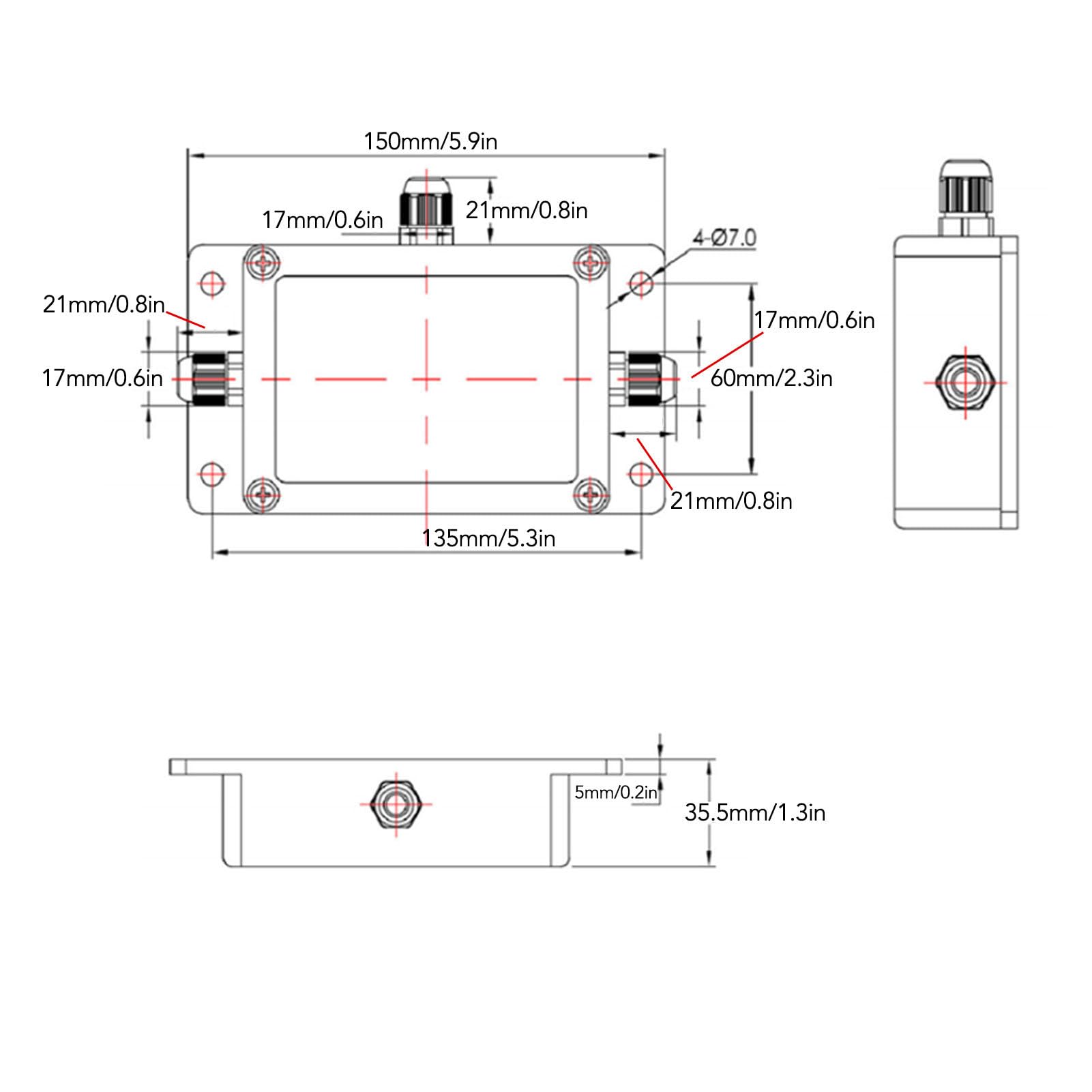 Conversor Bidireccional KC‑2W para NMEA2000 y NMEA0183 con Soporte y Sensor de Flujo de Instalación Plug and Play y Configuración Sencilla