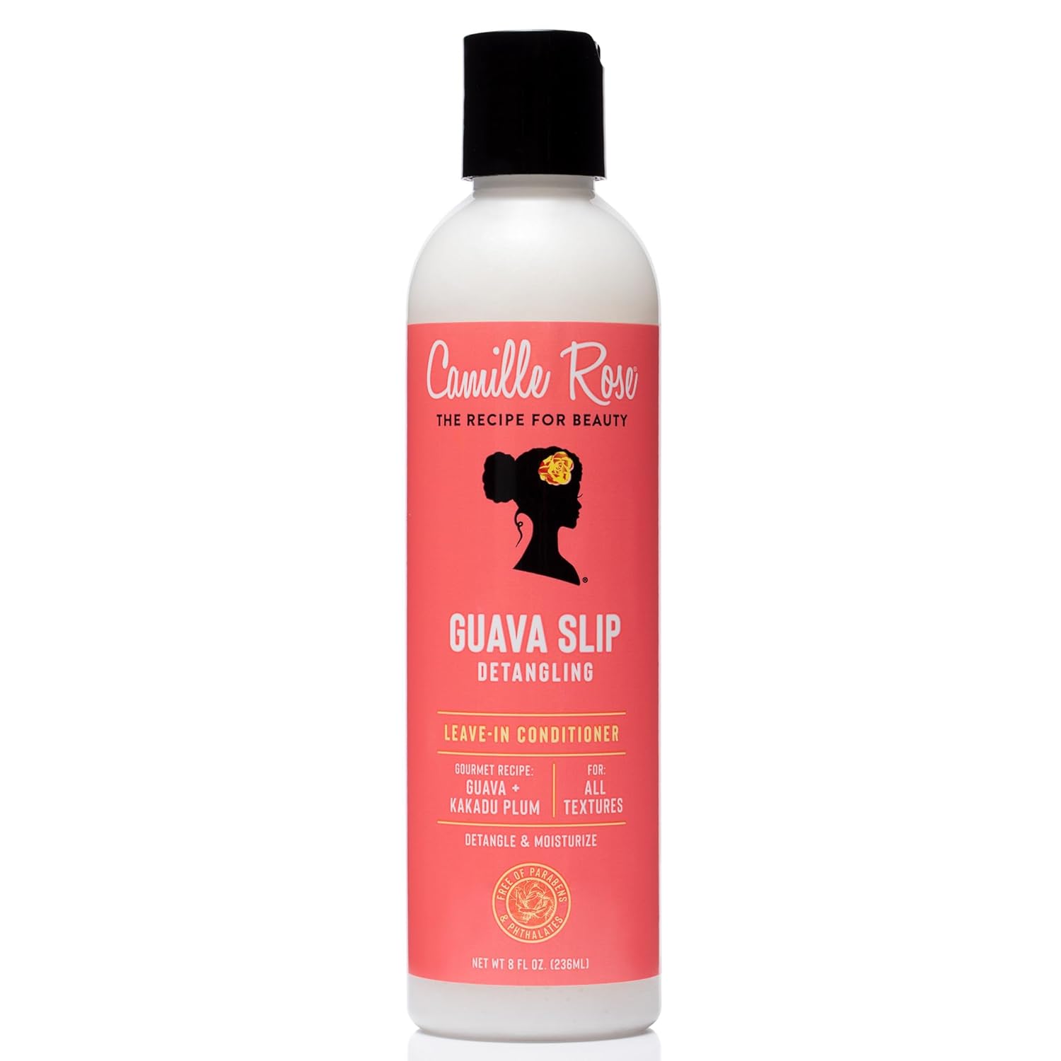 Camille Rose Guava Slip Detangling Leave In Conditioner, with Guava, Kakadu Plum and Aloe Leaf Juice to Detangle and Softe
