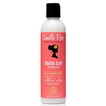 Camille Rose Guava Slip Detangling Leave In Conditioner, with Guava, Kakadu Plum and Aloe Leaf Juice to Detangle and Soften, for All Hair Textures, 8 fl oz