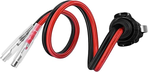 Miniatura 4 de Yeebline Paquete de 3 encendedor de cigarrillos de automóvil de repuesto de 12 V y 11.8 pulgadas, enchufe macho a bala hembra con plomo, accesorios