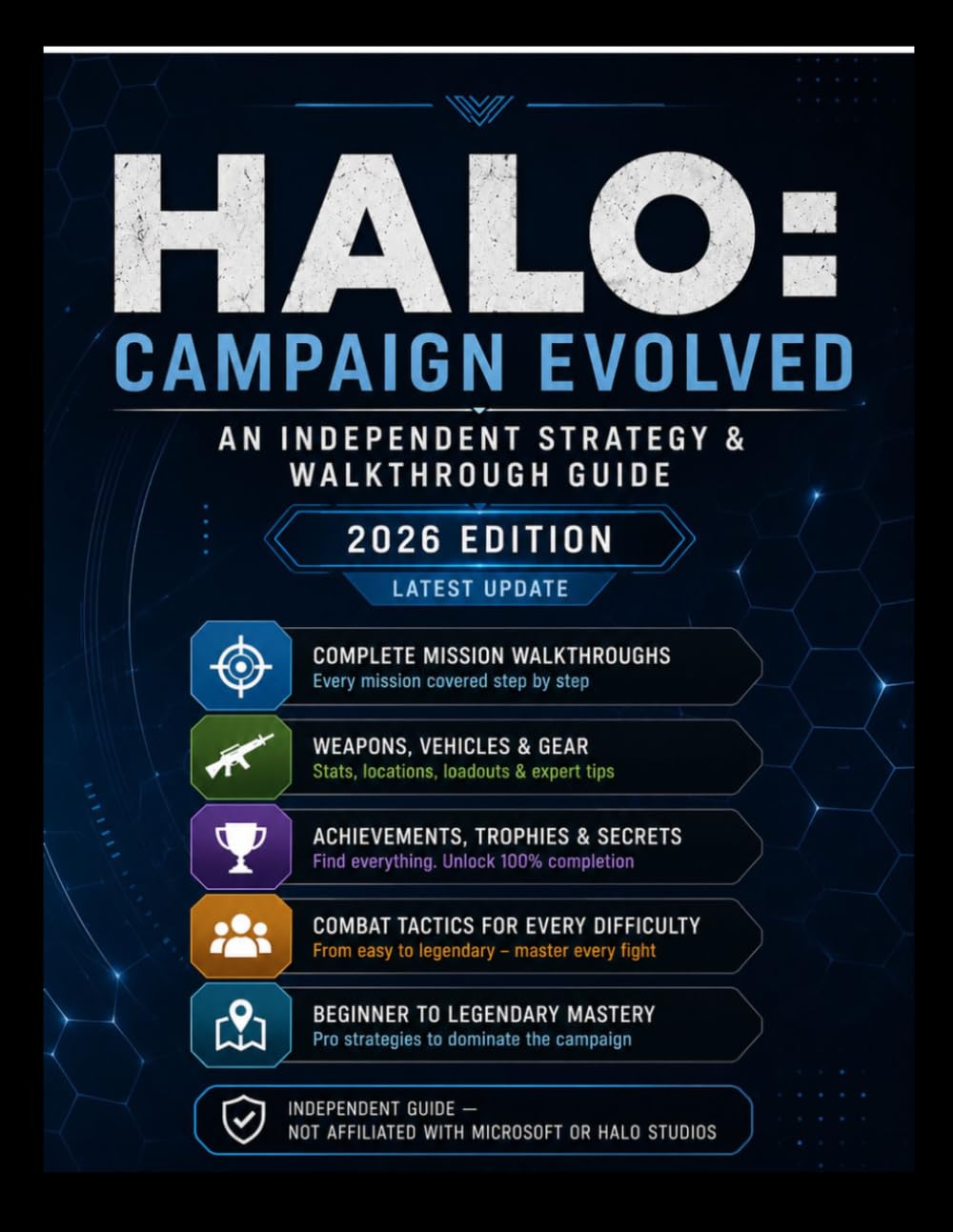 Halo: Campaign Evolved — An Independent Strategy & Walkthrough Guide (2026 Edition): PS5 Optimization, Combat Mastery, Collectibles, and Platinum Trophy Roadmap