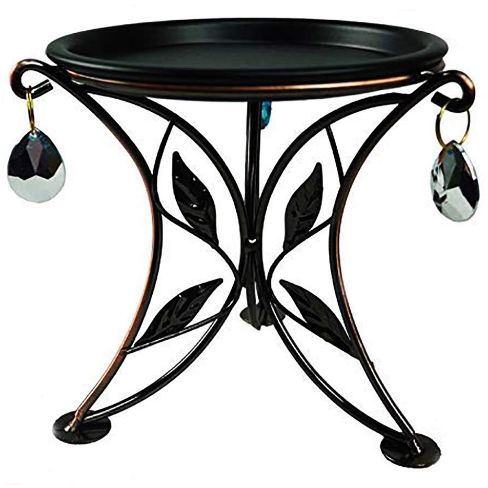 Owleen Mini Countertop Stand Metal Potted, Decorative Flower Pot Rack Indoor Outdoor Bracket