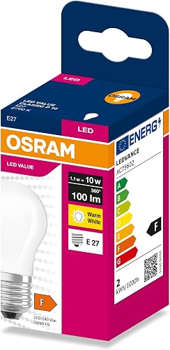 Osram LED FILAMENT CLASSIC P VALUE 1.1W 2700K Frosted E27