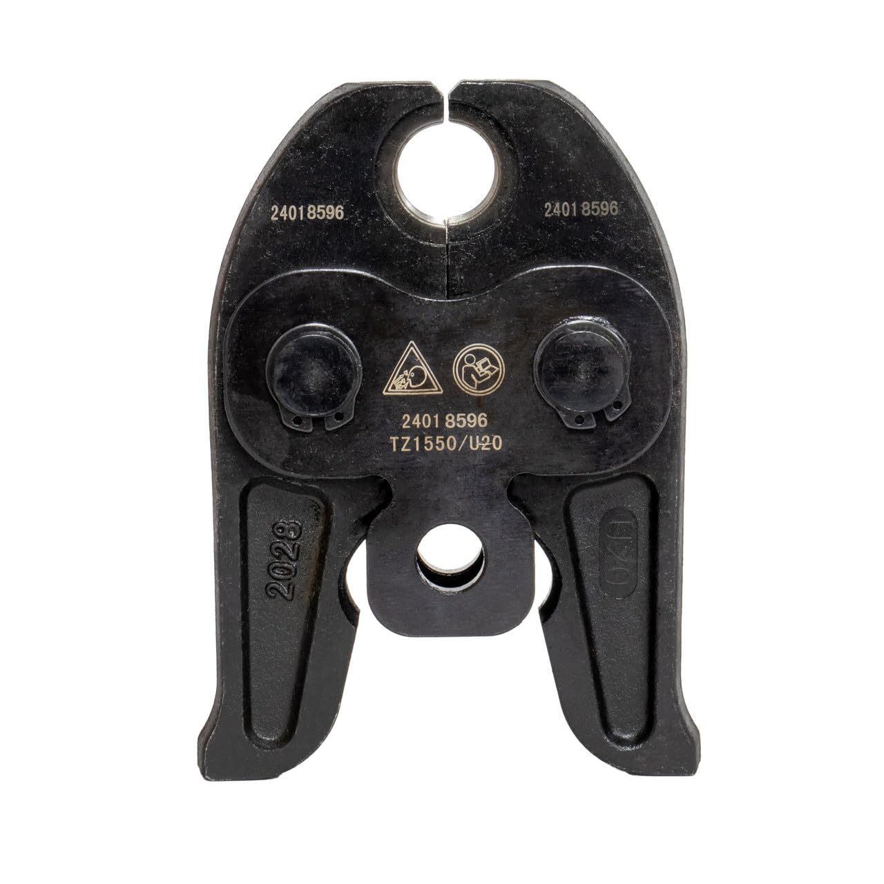 TekTools 'U' Jaws for TZ1550 Press Tools - Specialized Plumbing Press Fitting Components, 20mm