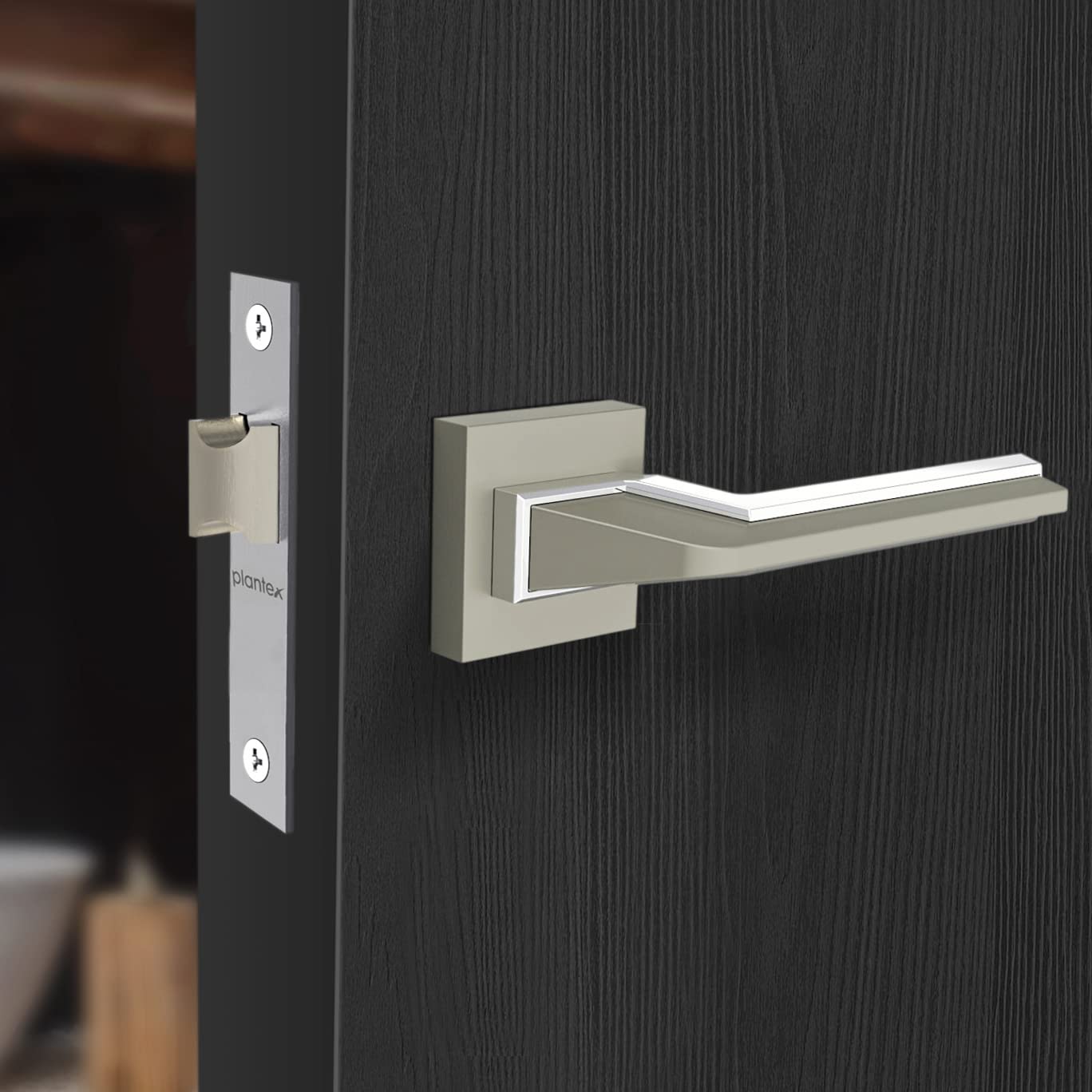 Plantex Heavy Duty Door Lock for Bathroom,Balcony/Mortise Keyless Door Lock/Door Lock for Store Room/Office with Baby Latch – (Satin White & Chrome) (B0B4WH6B3L) Amazon Price History, Amazon Price Tracker