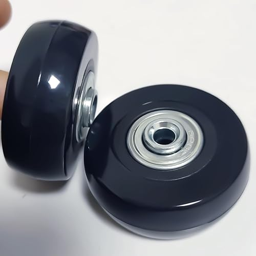 Miniatura 4 de Ruedas de repuesto para maleta de equipaje, diámetro de 1 34 pulgadas, resistentes al desgaste, ruedas de repuesto de equipaje, ruedas giratorias de
