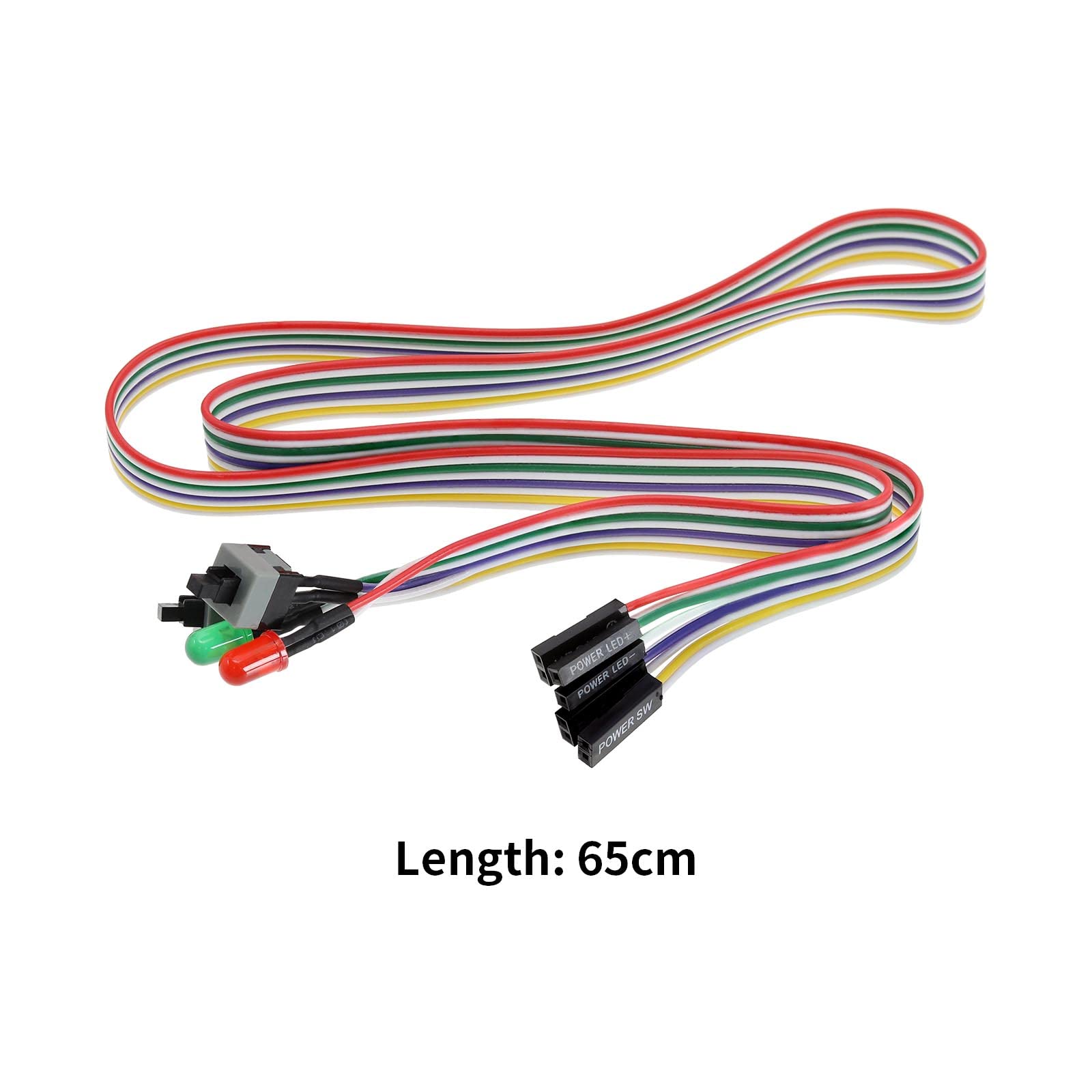 ELFJMZP 30 cm PC moederbord audio verlengkabel aan de voorkant – connector naar vrouw, zwarte platte band, HD AUDIO 9PIN connector, 24AWG vertind koper – perfect voor ATX audio extensie aan de