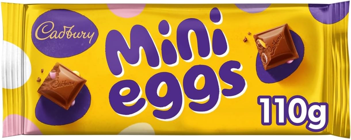 Cadbury Mini Eggs Chocolate Bar, 110g