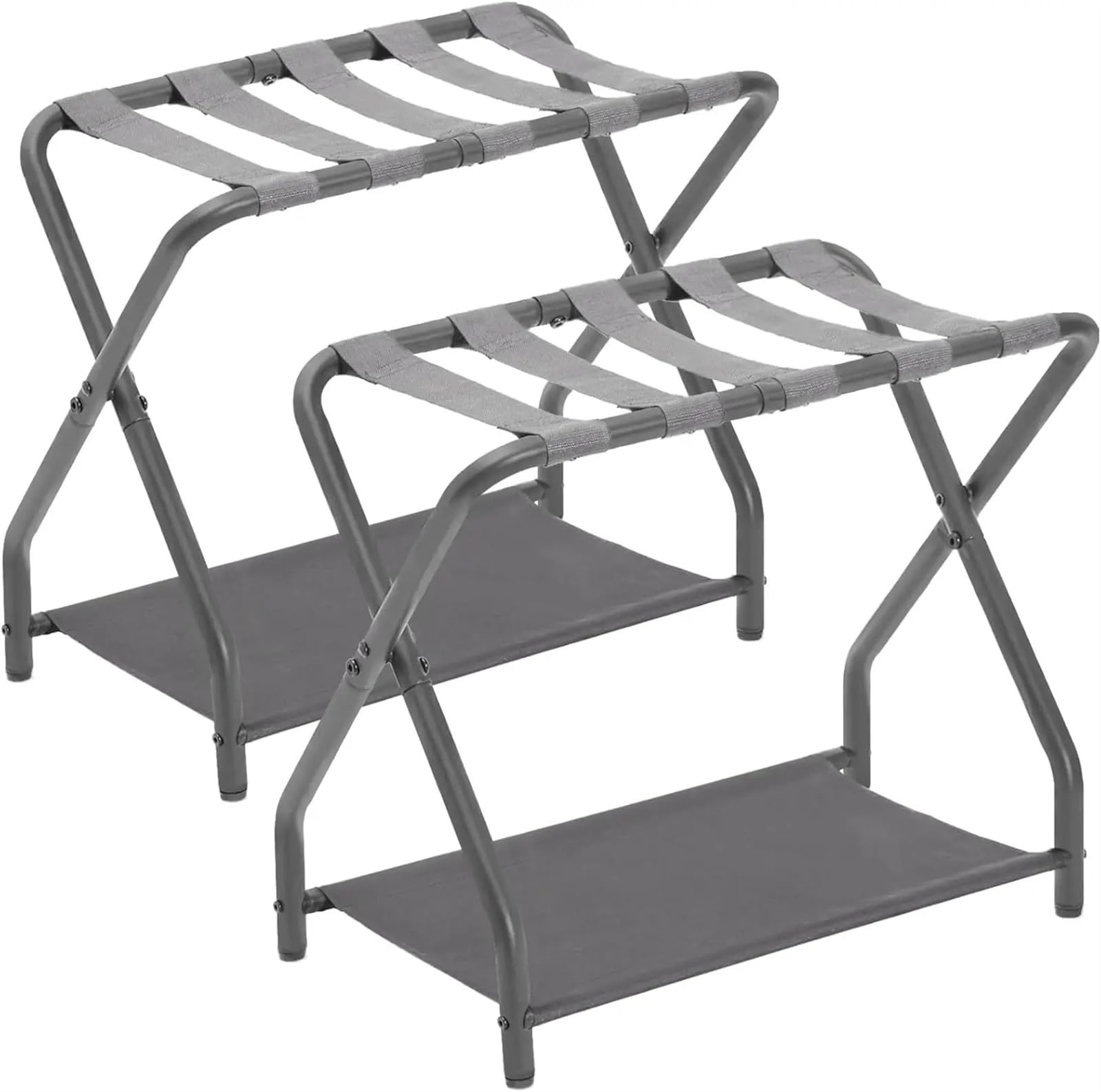 Supports pliables pour valises évitant de poser les sacs au sol