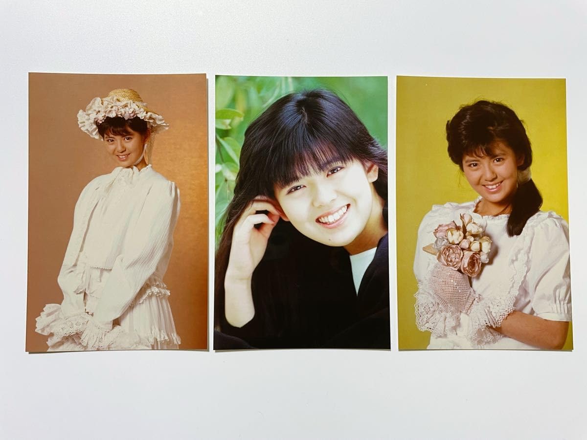 南野陽子 プロマイド まとめ売り Amazon.co.jp: 配送 南野陽子 ブロマイド 写真① 3枚セット 当時物