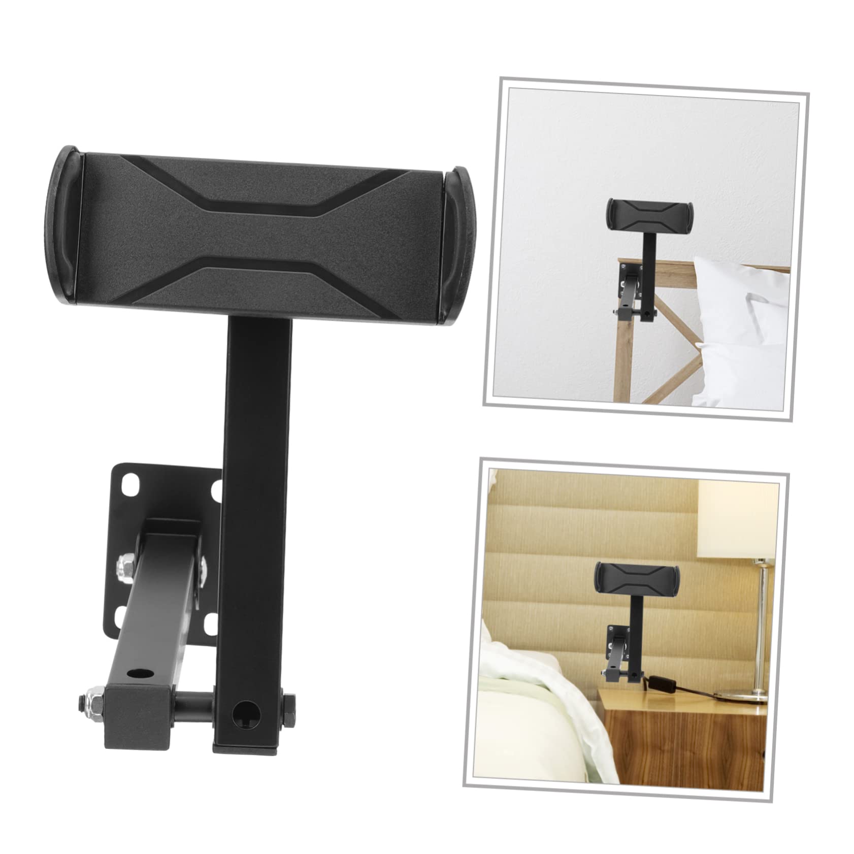 Uonlytech Soporte de Pared para Teléfono Móvil Soporte de Pared para Teléfono Multifuncional para Dormitorio Ajustable