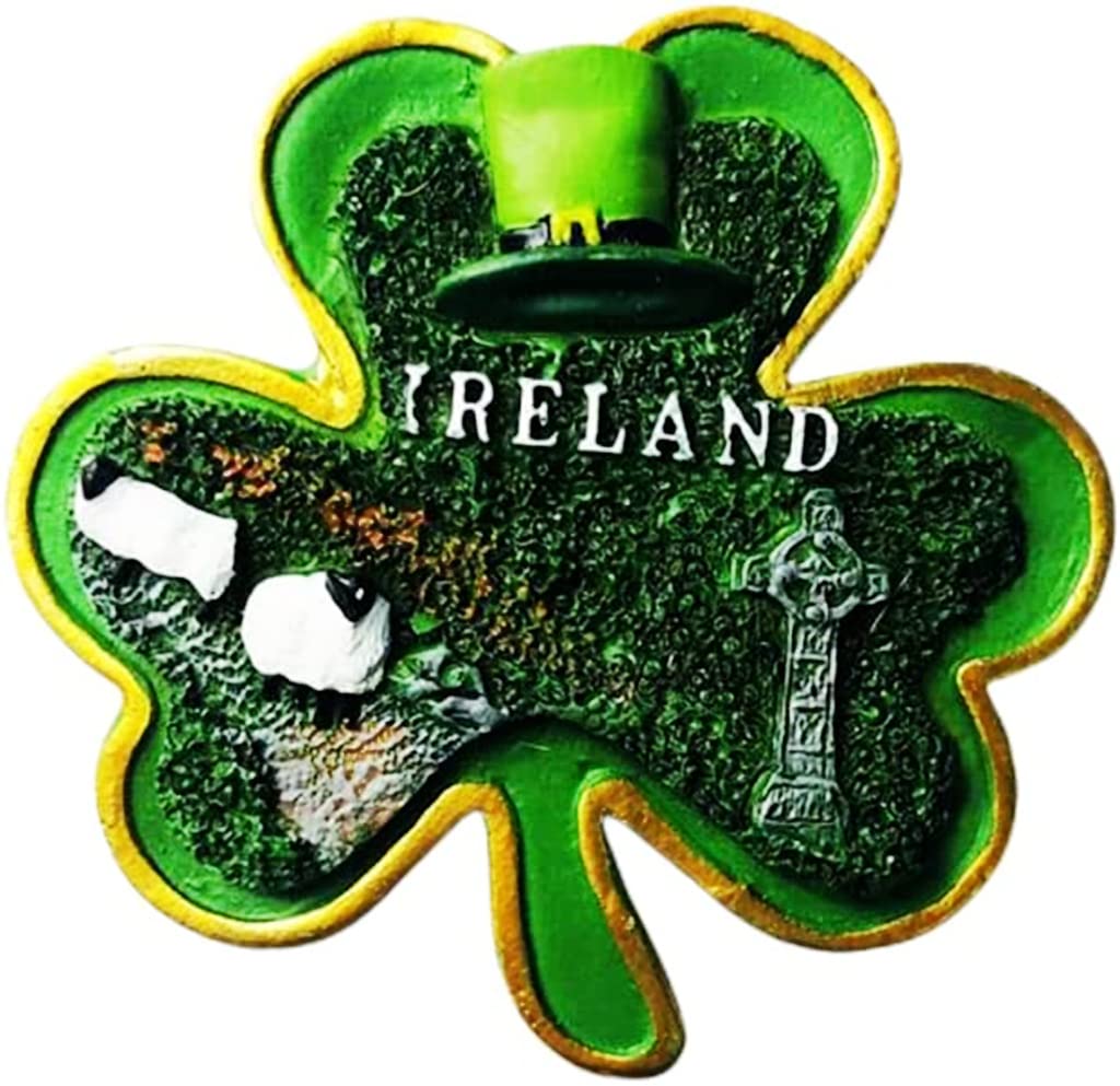Altko Ireland Ireland Magnet Fridge Refrigerator Magnet Decoration Sticker Souvenir Resin Crafts Kitchen Whiteboard