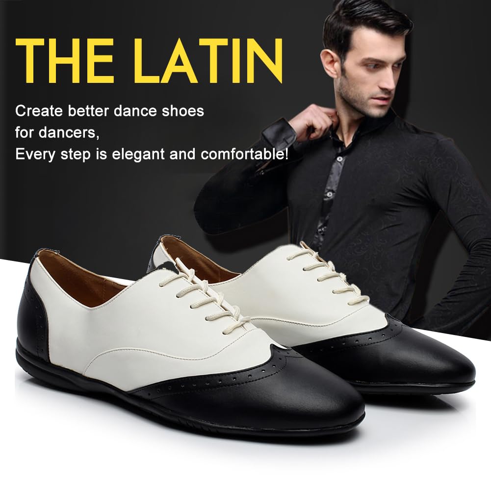 SWDZM Chaussures de Danse Homme Standard Latin Salsa Danse Chaussures,Modello-9015