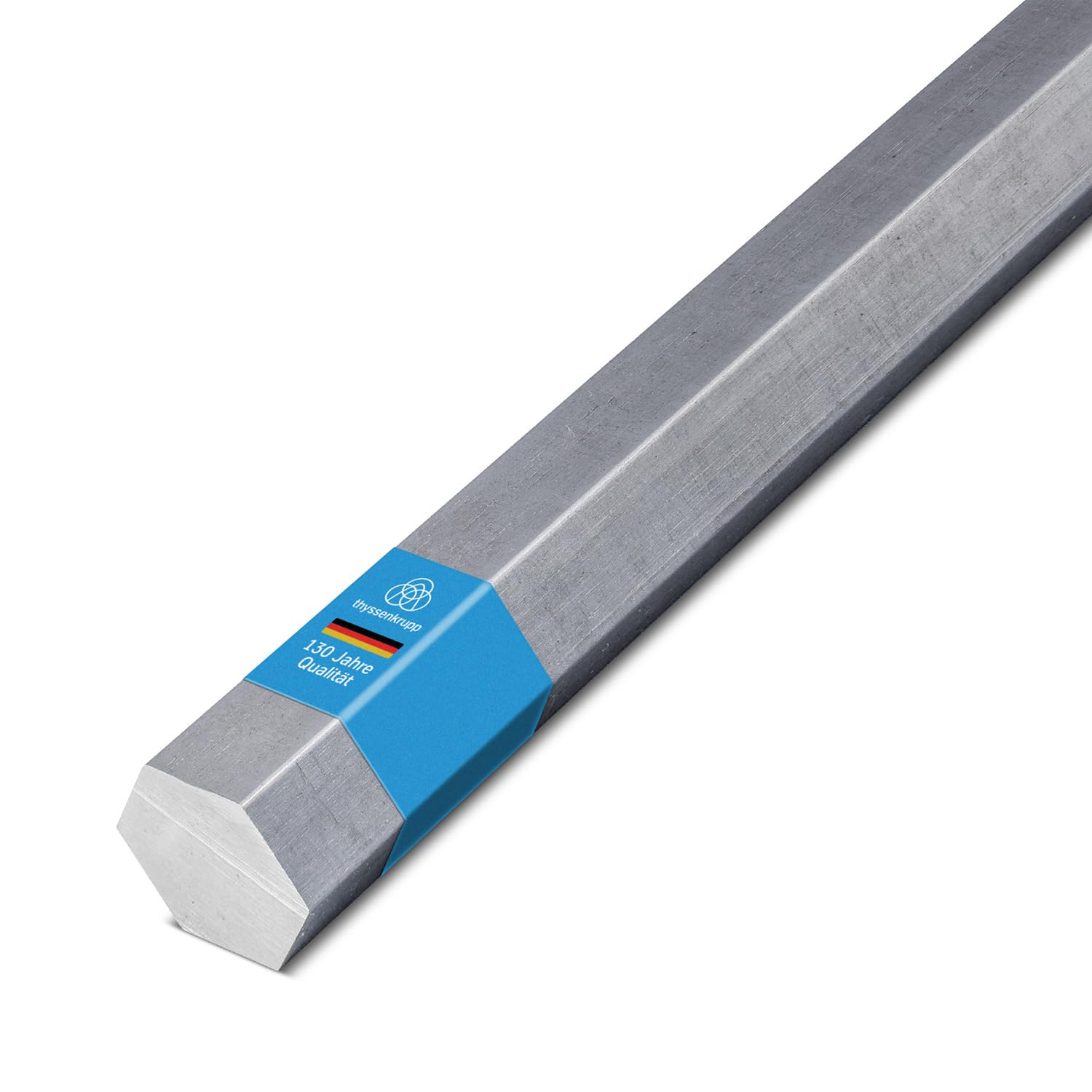 thyssenkrupp Edelstahl Sechskant 16 mm, 1000 mm – Sechskantstange Sechskantprofil – Werkstoff 1.4301 V2A