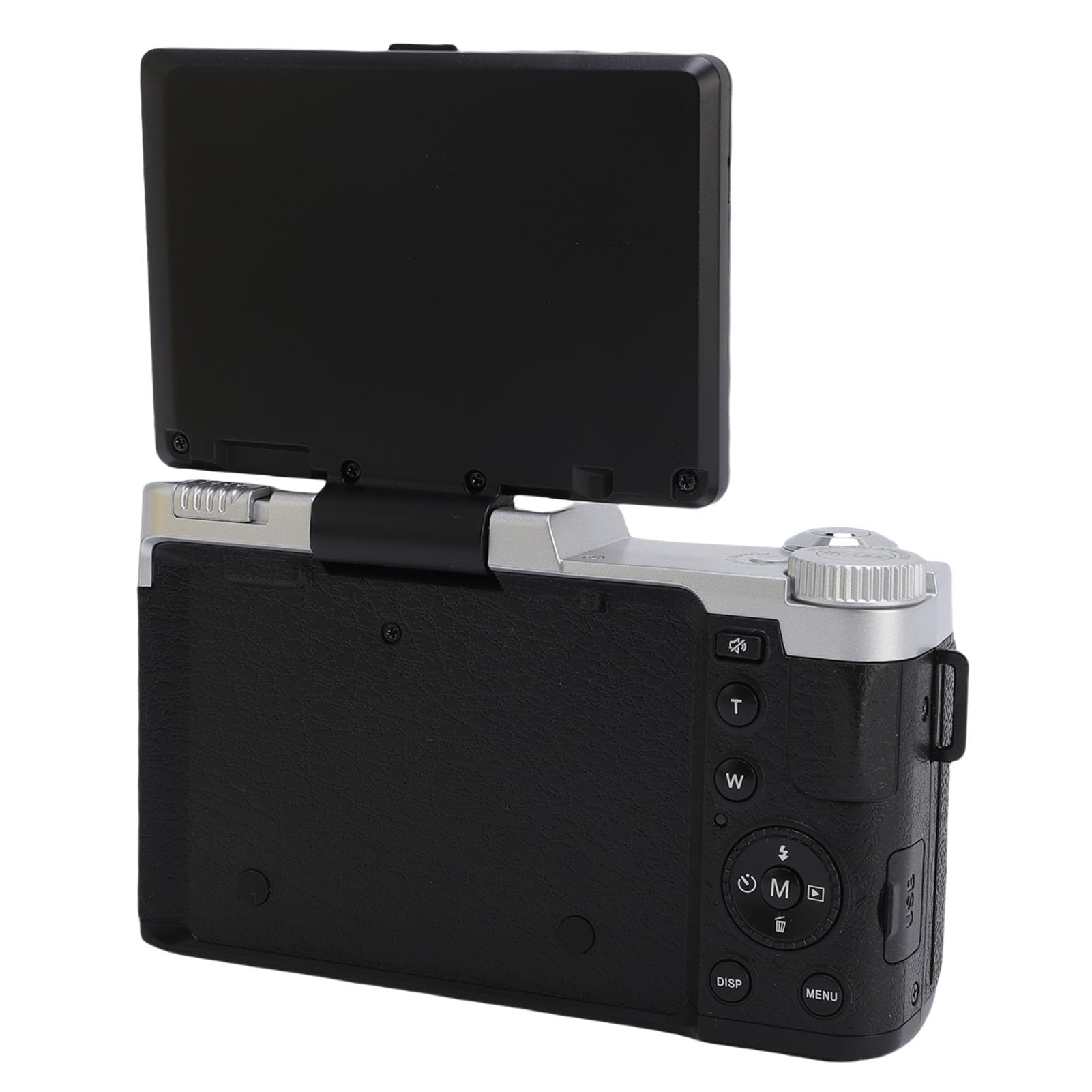 Fabater Fotocamera Digitale 4K per Fotografia Autofocus, Fotocamera per Vlogging da 64 MP per Fotografia con Schermo Flip da 180 Gradi da 2,8 Pollici, da Viaggio Compatta per (BLACK)