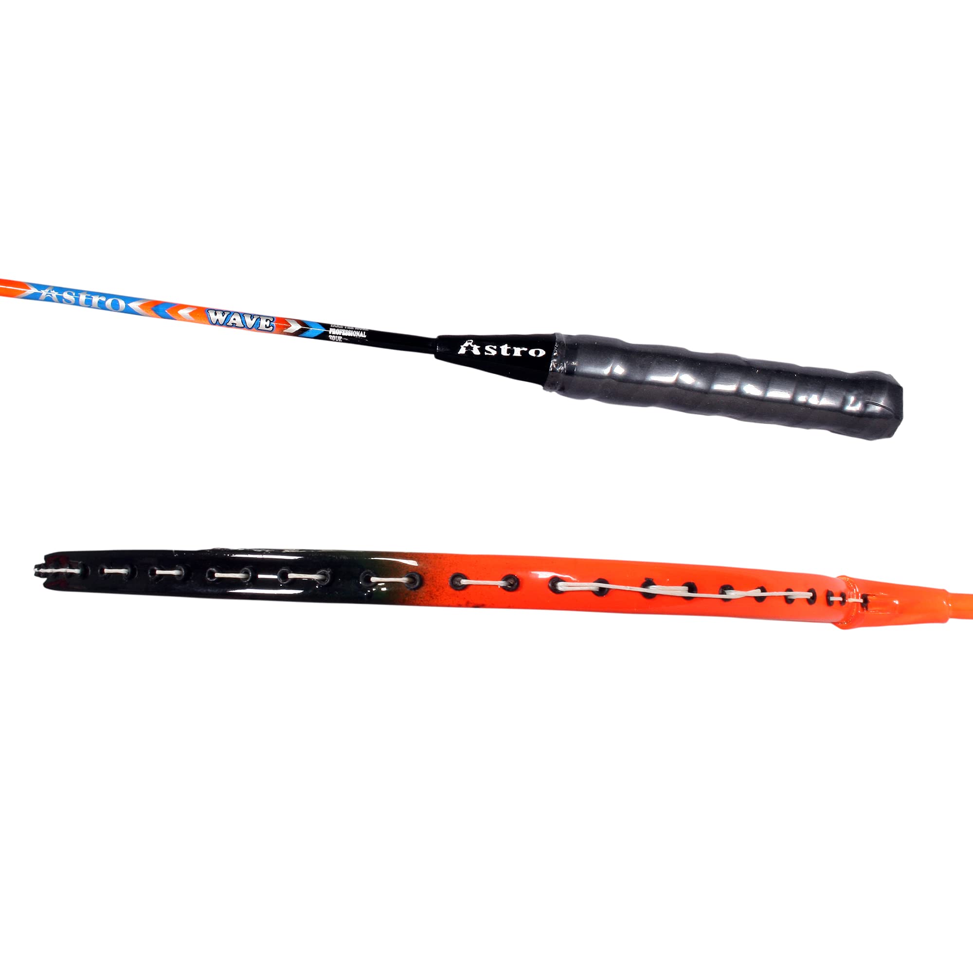 Astro Light Aluminum Blend Wave Badminton Racquet, Isometric