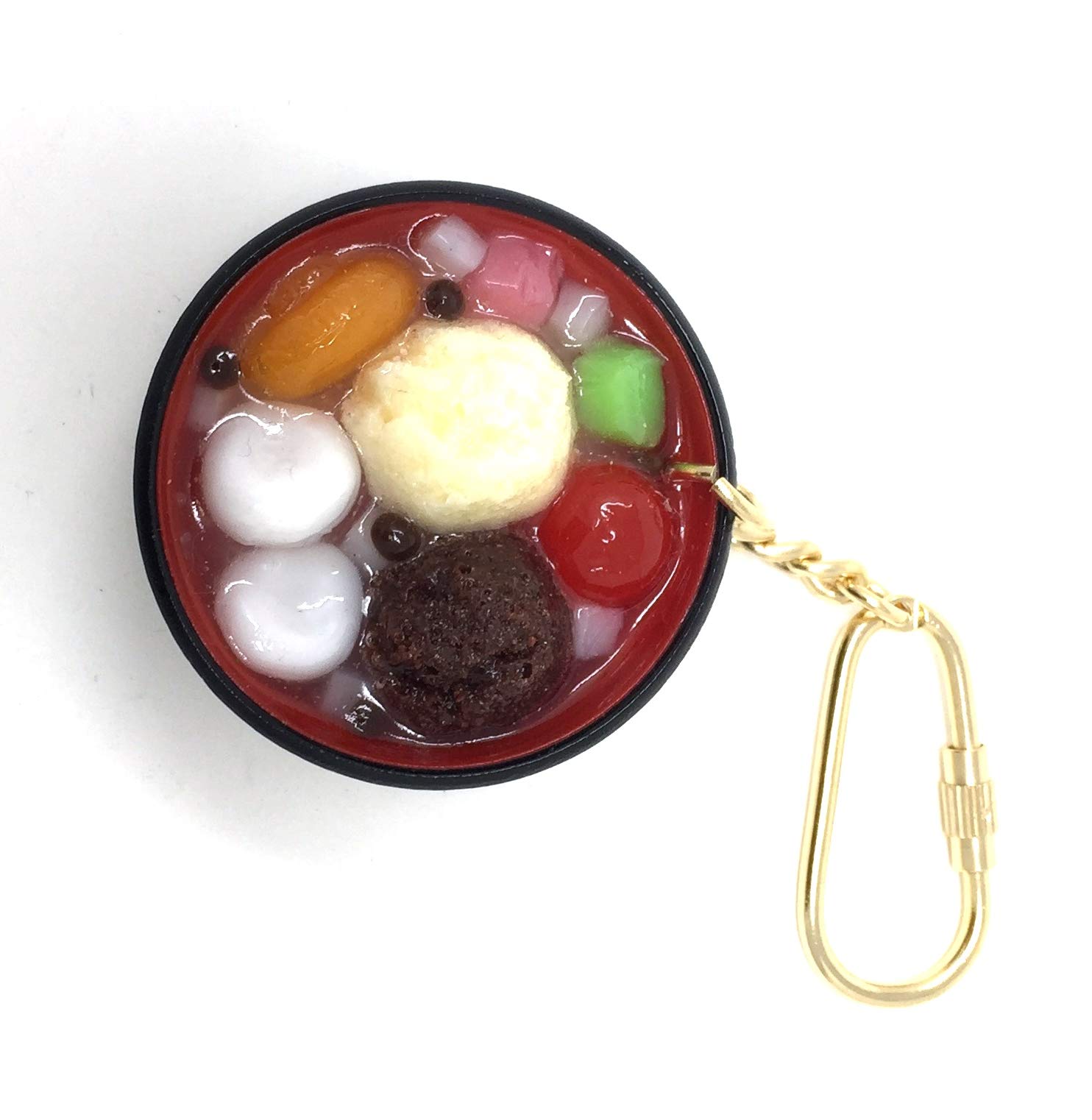 Amazon.co.jp: 末武サンプル 食品サンプルキーホルダー あんみつ k