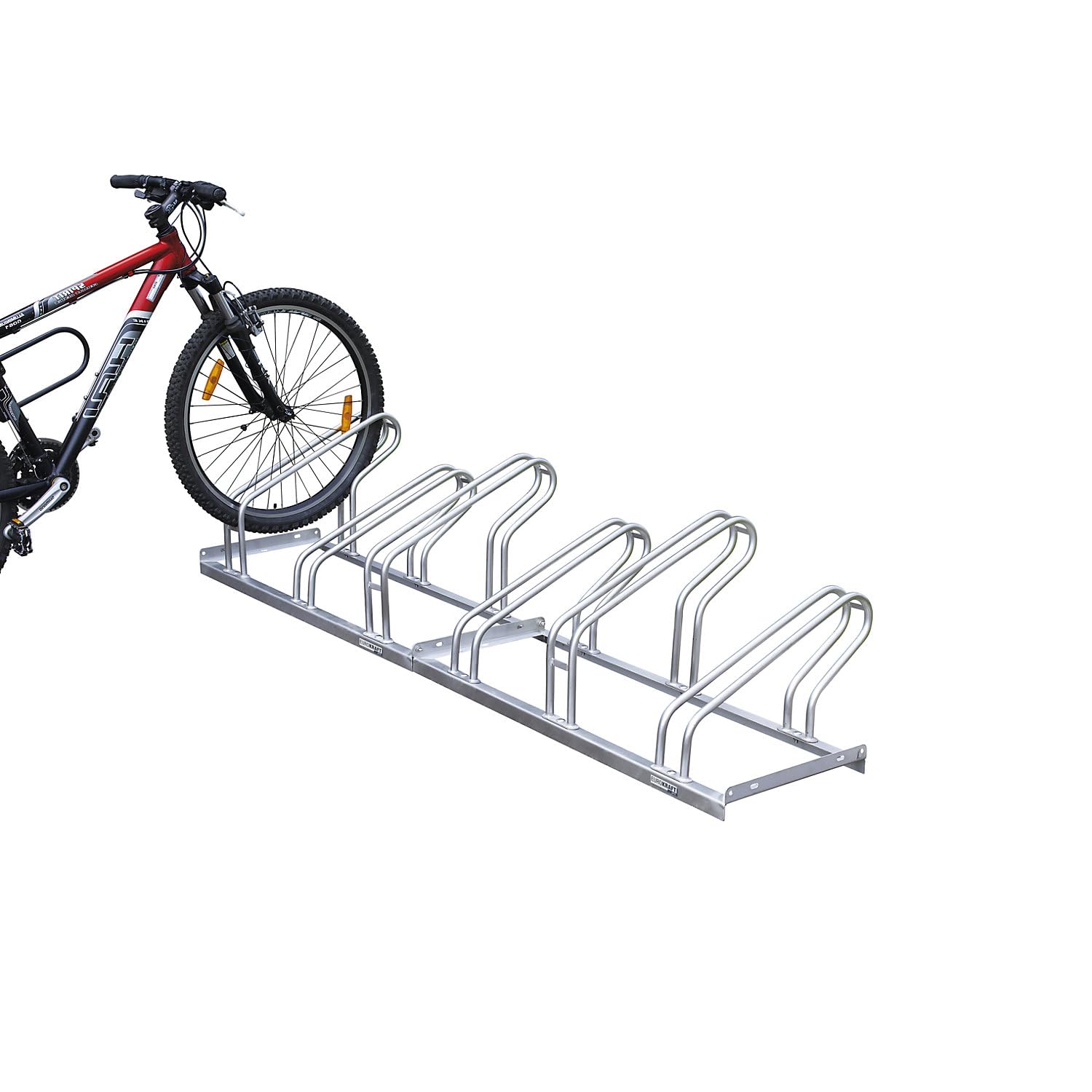 eurokraft | Fahrradstnder | Bgel aus 18 mm Stahlrohr | Radeinstellung  einseitig | feuerverzinkt | 4 Stellpltze : Amazon.de: Baumarkt