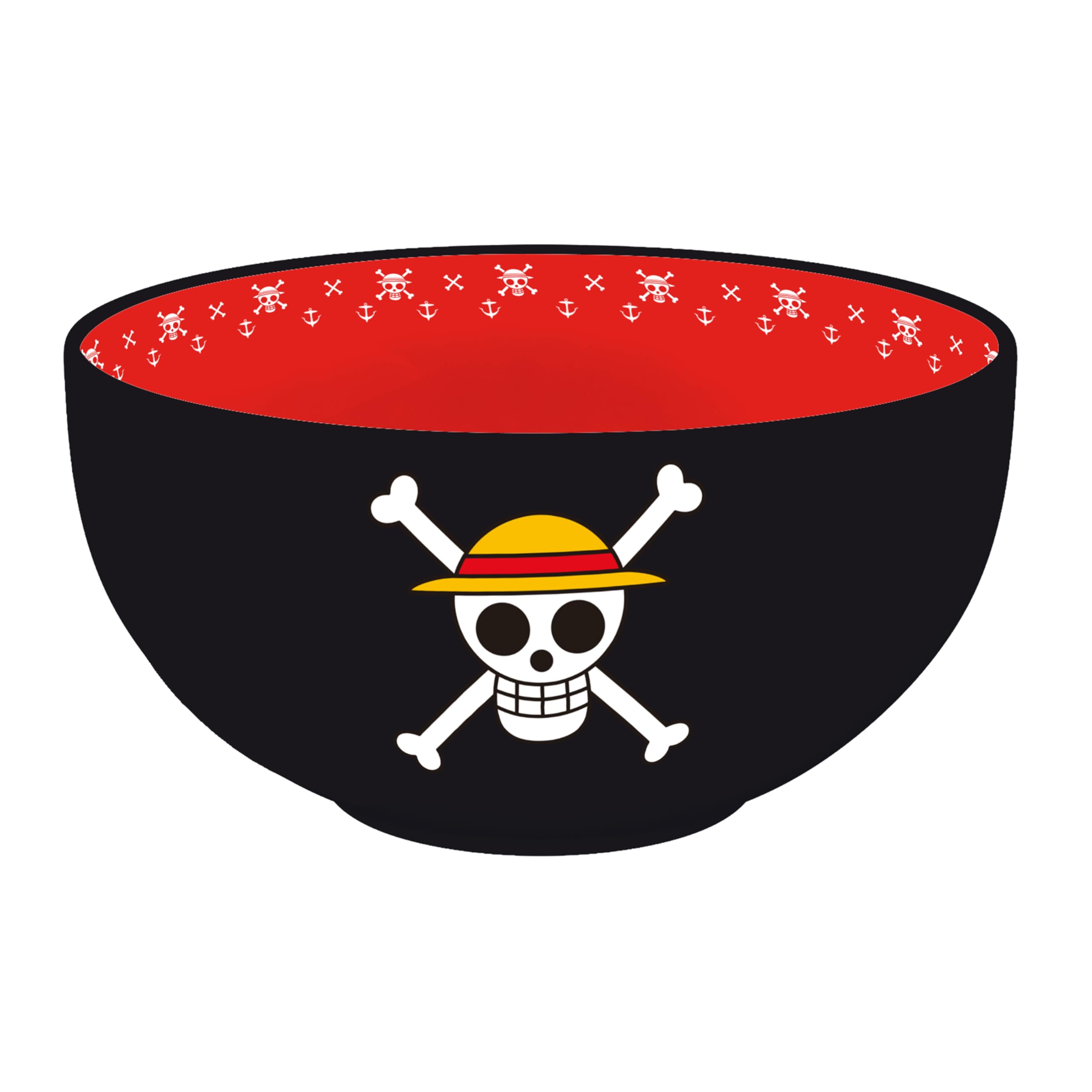 ONE PIECE - Bowl - 600ml - "Skulls" cardboard box