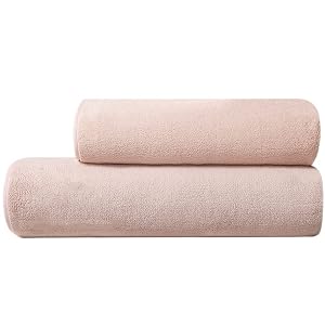 Towel Bath Towel Three-Set Hotel Lovers Suction Large wrap Towel Two-Set Bathroom Soft Towel Color 2PS Size 70x35cm