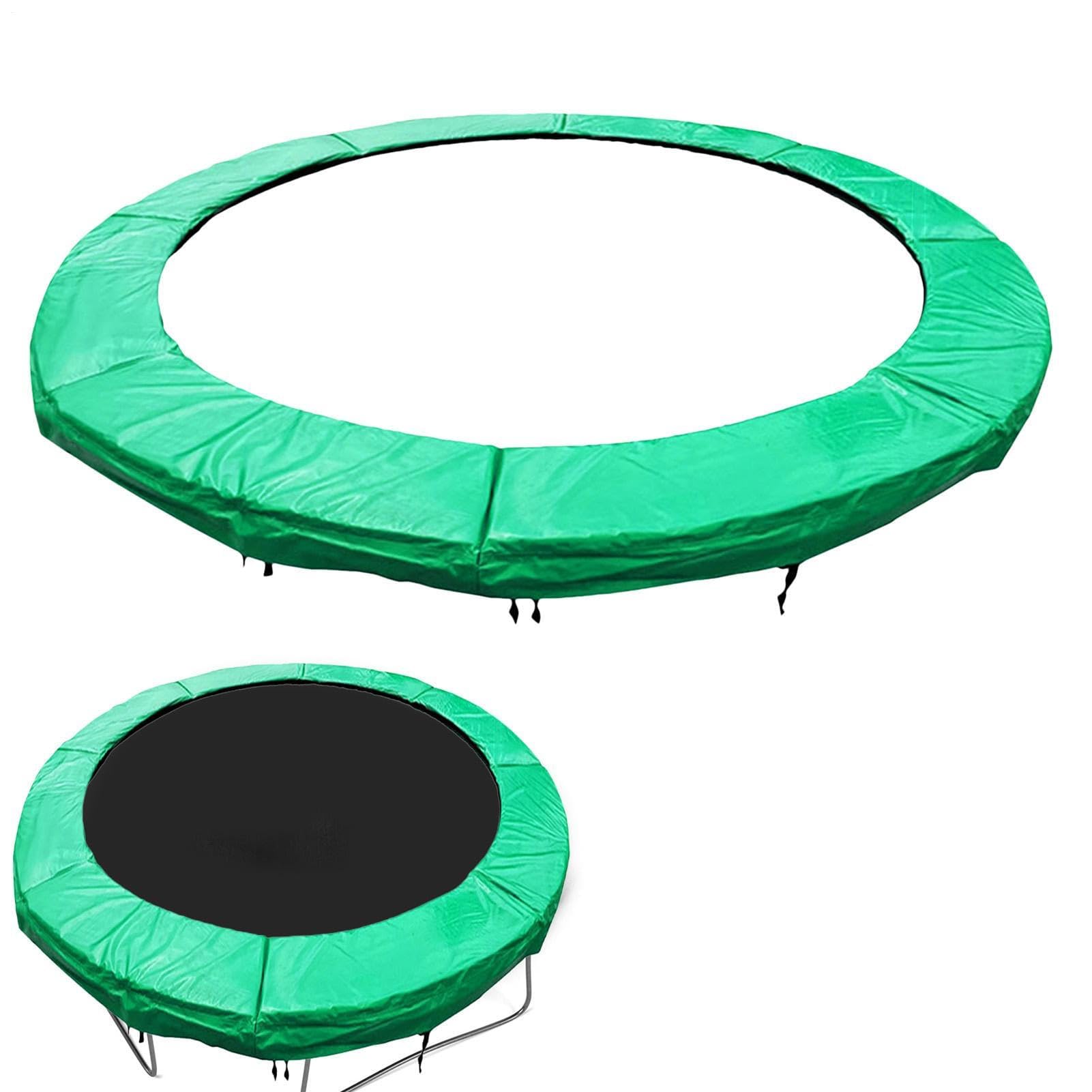 Wodoodporna podkładka ochronna na trampolinę, okrągła poduszka, bez otworu na drążek, odporna na warunki atmosferyczne zamiennik osłony sprężyn, akcesoria do trampoliny i bezpieczna