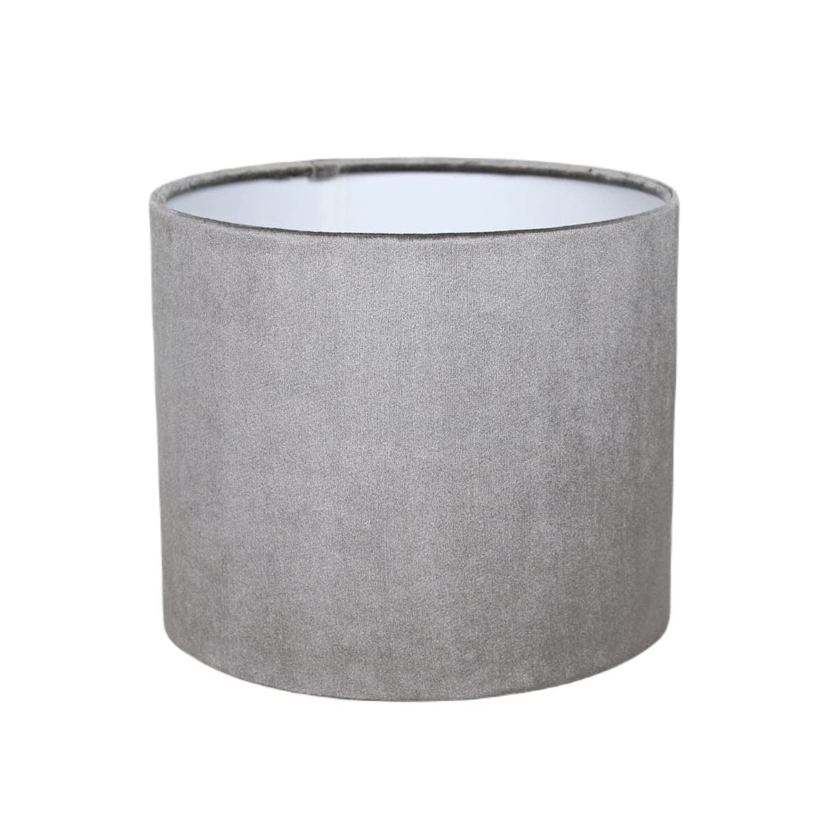 Harrison Cropper Glamour Mink Velvet Drum Lampshade (20Cm Diameter Table/Standard Lamp)