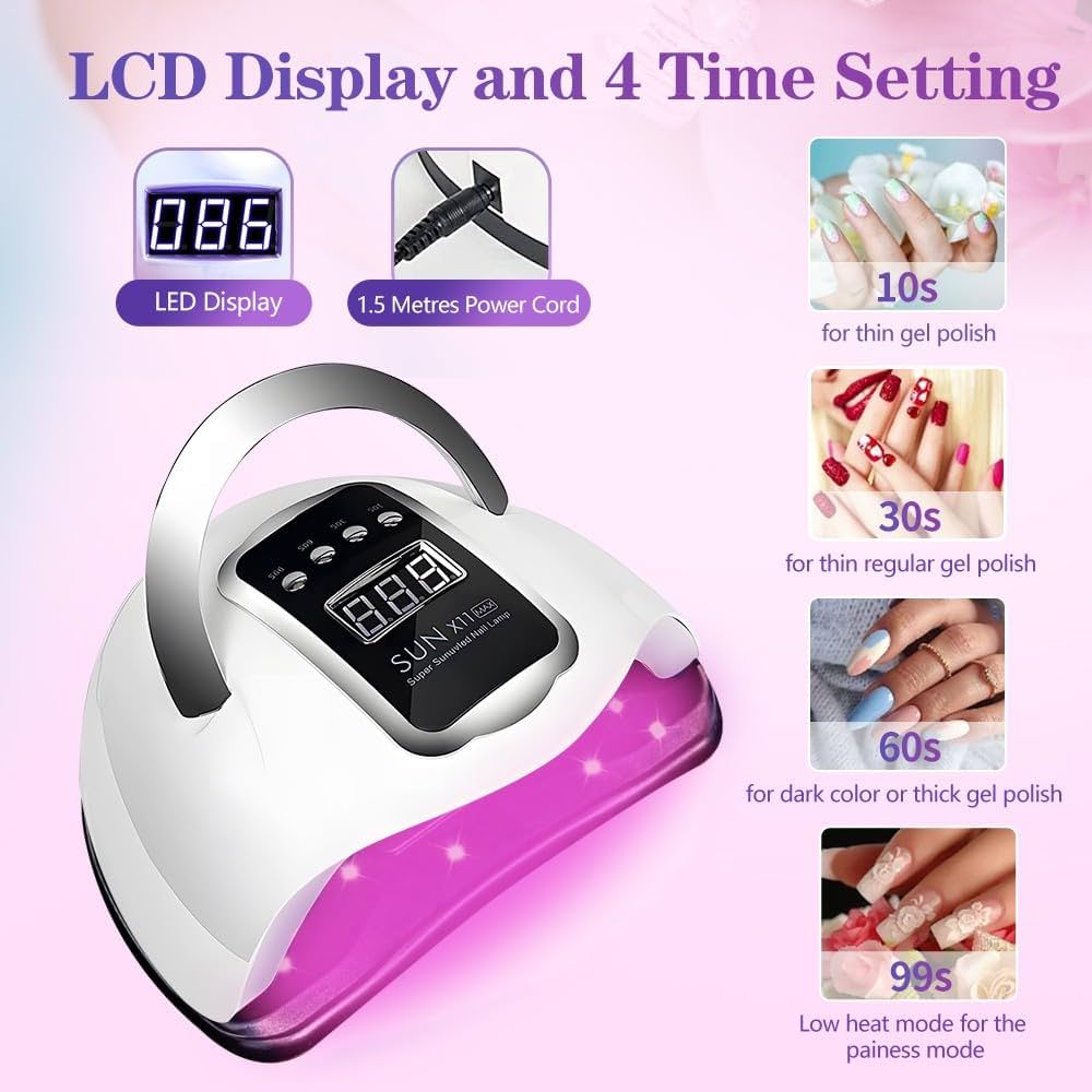 para gel Professional Nail 18W LEDライト para gel Professional Nail 18W LEDライト LED Para Light 18W