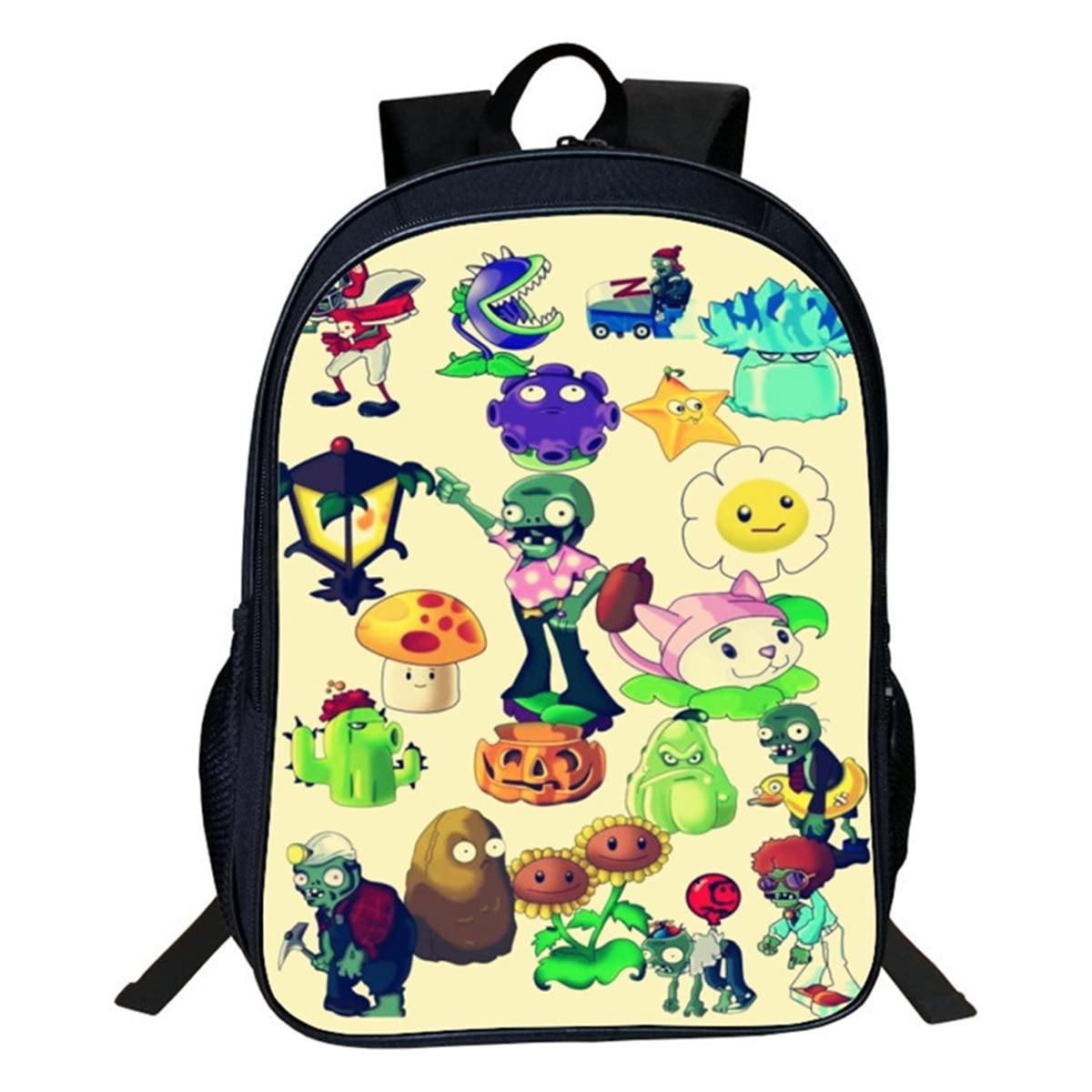 ISaikoy Anime Plants vs. Zombies Backpack Bookbag School Bag Shoulder Bag Messenger Bag Daypack Color B21