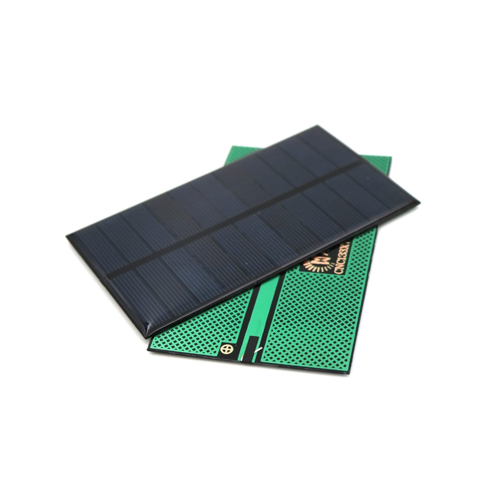 Panel Solar, 1 0pcs 5V 1.5W 13 Panel solar epoxi de 3 mm*76 mm Bricolaje for cargadores de teléfonos celulares de batería, módulo de silicio monocristalino for acampar