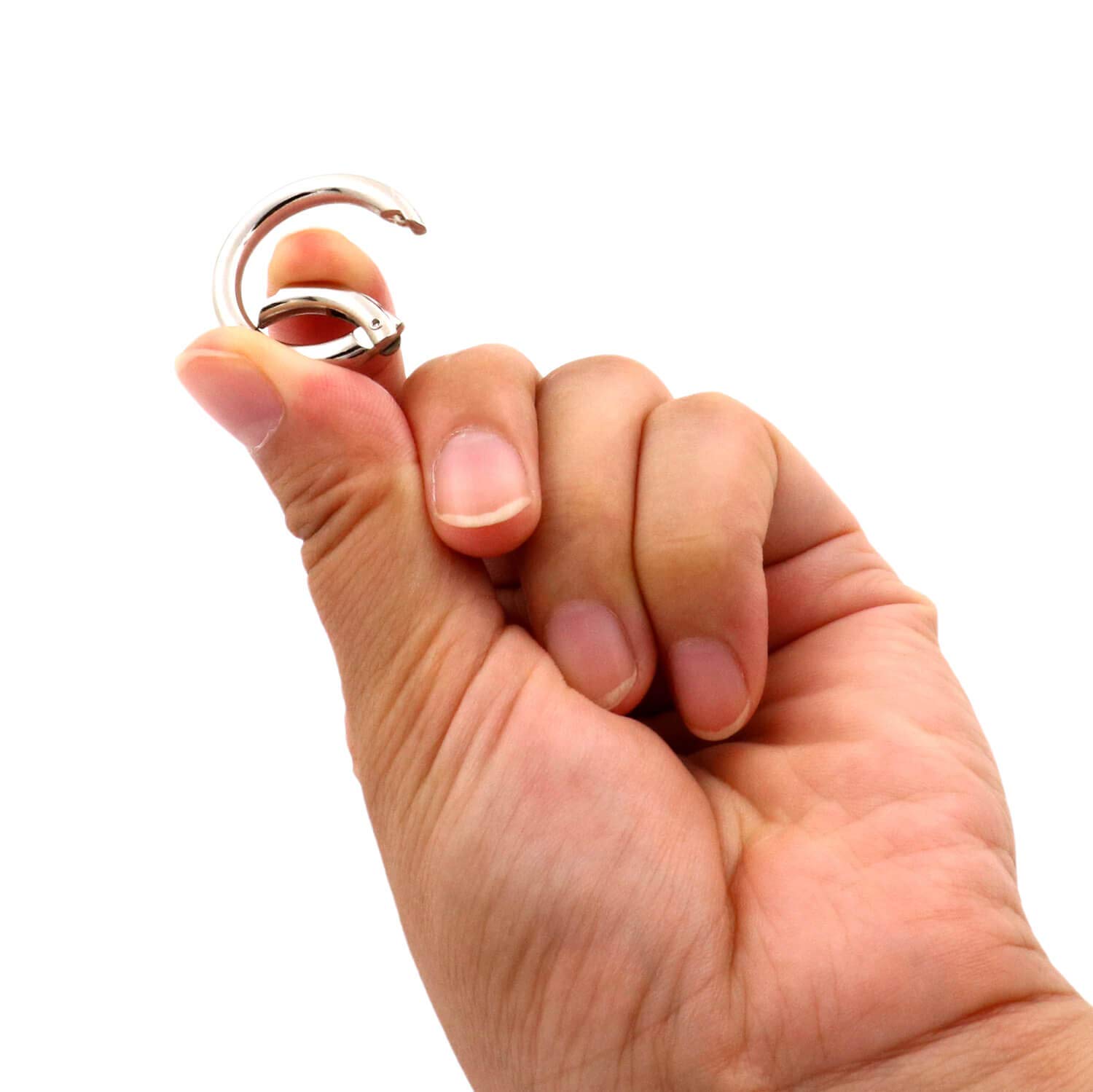 Ganci Girevoli A Moschettone - 10 Pezzi In Metallo | Diametro 2 Cm - Foto 5