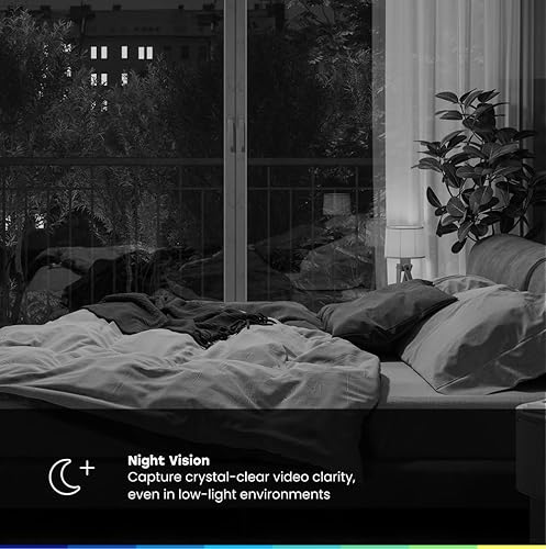 Miniatura 6 de Chamberlain myQ - Cámara de seguridad inteligente para interiores, video HD de 1080p, visión nocturna, detección de movimiento, Wi-Fi, audio