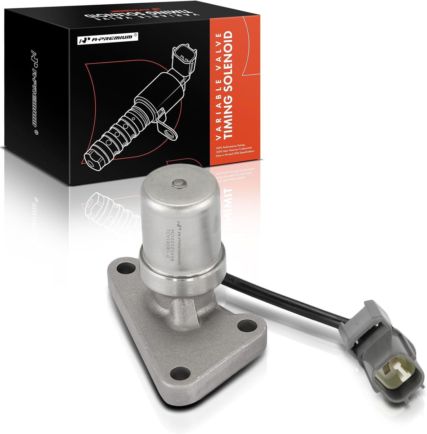 A-Premium Engine Variable Valve Timing (VVT) Solenoid Compatible with Honda Civic 1992-1995/1999-2000, Civic del Sol 1993-1997, 1.6L, Replace# 36171P08005