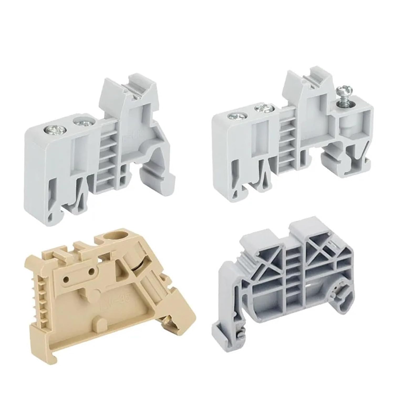 End Bracket Stop for NS35 DIN Rail Terminal Block E/UK E/UK2 EW35 WKF35 249-117 End Clamp for Universal Connector Marker Holder(E-UK-2)