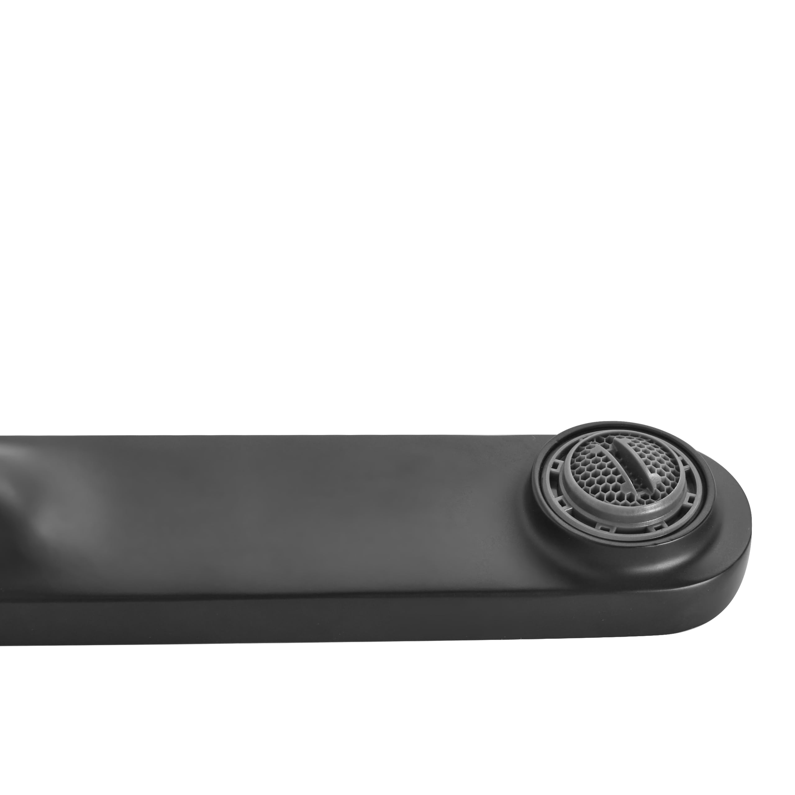 Grifo monomando de latón empotrado para lavabo en pared negro Guatavia