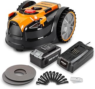 Autonomer Rasenroboter, 24 V – 8 Ah, kabellos, Umfang, der einfachste Roboter auf dem Markt