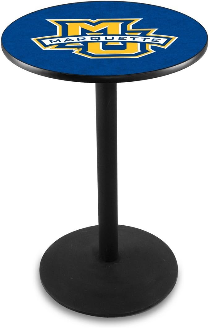 Holland Bar Stool Co. L214-36" Black Wrinkle Marquette Pub Table