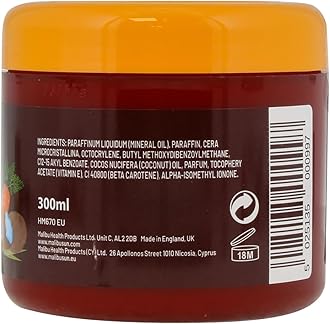 Malibu Sun SPF 8 Bronzing Tanning Body Butter with Beta Carotene and Coconut Oil, Water Resistant, Tropical Coconut Fragrance, 300ml