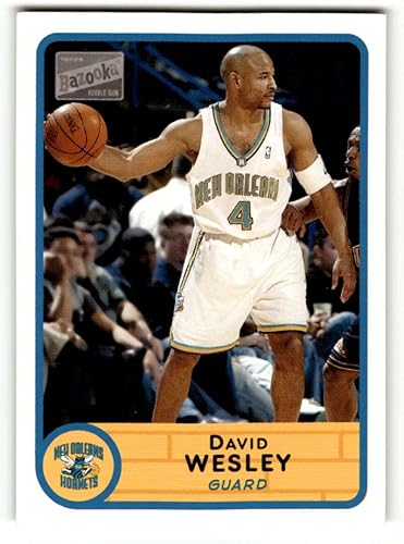 2003 Bazooka #154 David Wesley New Orleans Hornets Basketball Cards EXNM Basketball Card