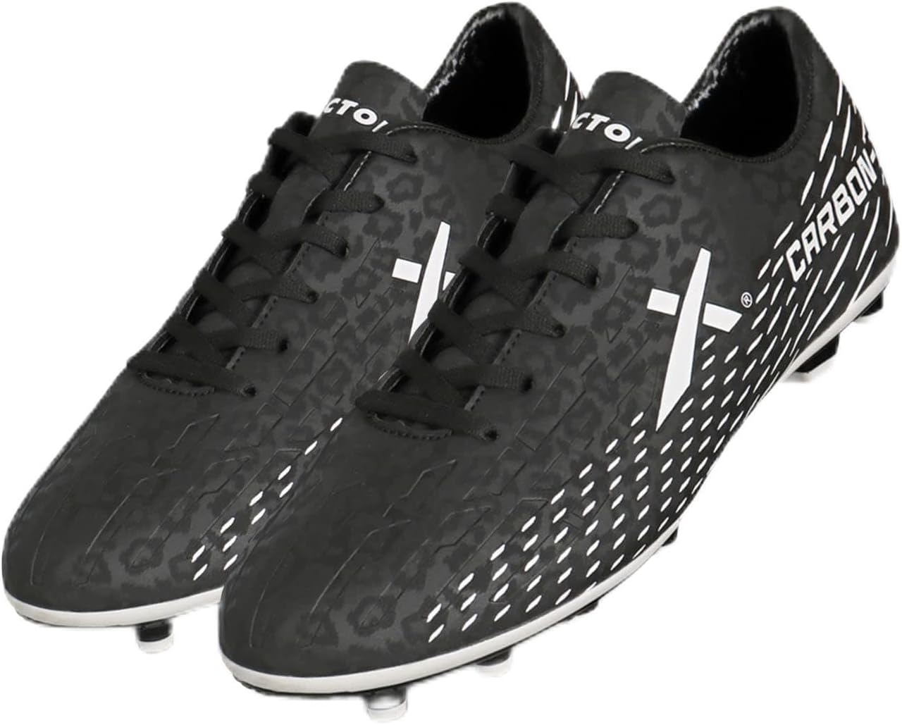 Carbon-X Men's Soccer Football Shoes Synthetic Leather/TPU Sole Upper Material Athletic|Lightweight Durable Sports Footwear Shoe for Adult, Men & Boys Youth Unisex