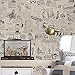 yazi - Papel pintado de PVC autoadhesivo, estilo mediterráneo, impermeable, grueso, para...