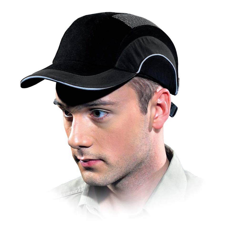 JSP Hardcap A1+ 7 cm langem Schirm, schwarz (JSP ABR000-001-100)