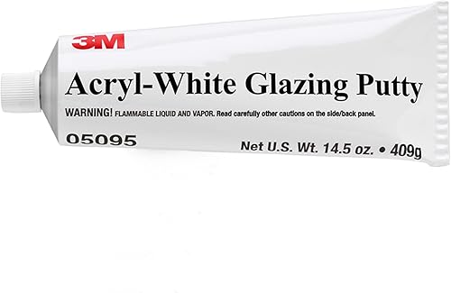 Miniatura 3 de 3M Masilla acrílica, 05096, verde, 14.5 onzas, utilizada para finisis automotrices y marinas para lijar fácilmente, propagación suave y baja